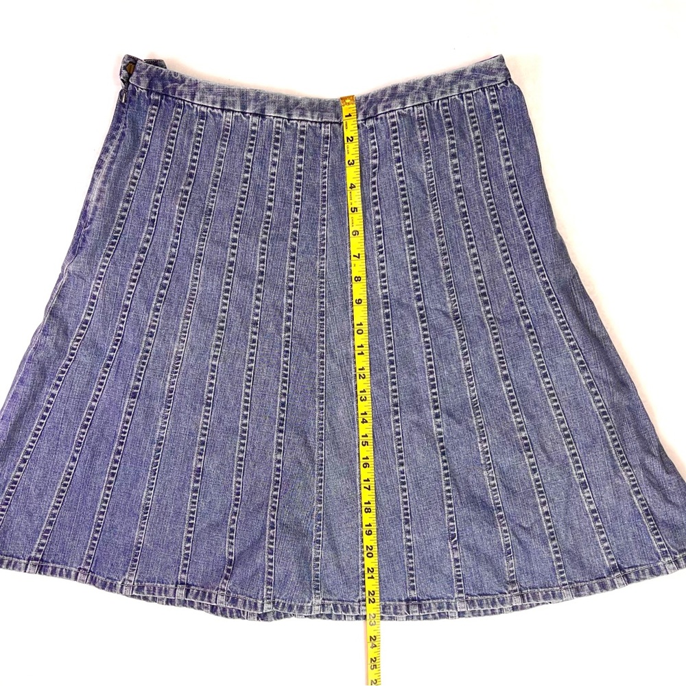 Christopher & Banks Jean Skirt A-Line 2000s 12 - Picture 6 of 8